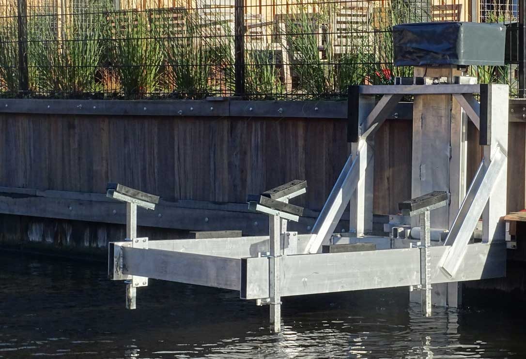 Botenlift zonder boot | DutchBoatHouse