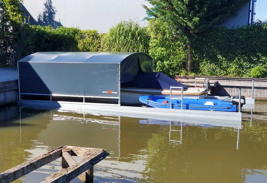 Bootoverkapping, project Bootoverkapping Drijf-Drijf in Grou – 9 x 3,5 meter