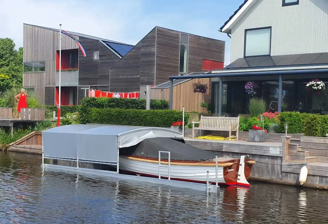Bootoverkapping, project Bootoverkapping Wal-Drijf in Sappemeer – 8 x 3 meter